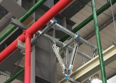 五指山该抗震支架的整体式支吊架结构协调性好